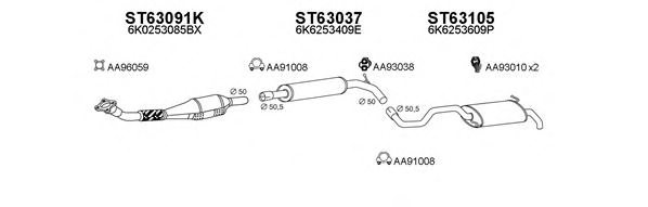 VENEPORTE 630077 Exhaust System